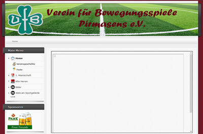 VfB Pirmasens Webseite
