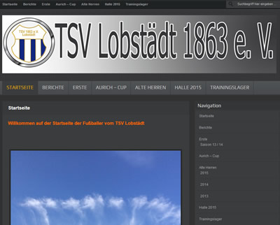 TSV Lobstädt Webseite