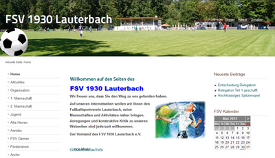 FSV Lauterbach Webseite