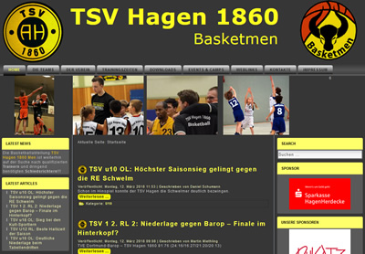 TSV Hagen Webseite