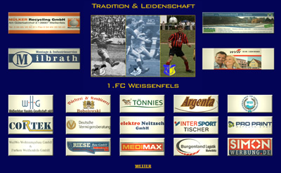 1 FC Weissenfels Webseite