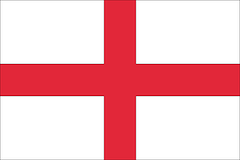 Flagge der Fußball Nationalmannschaft von England zur Fußball EM 2021
